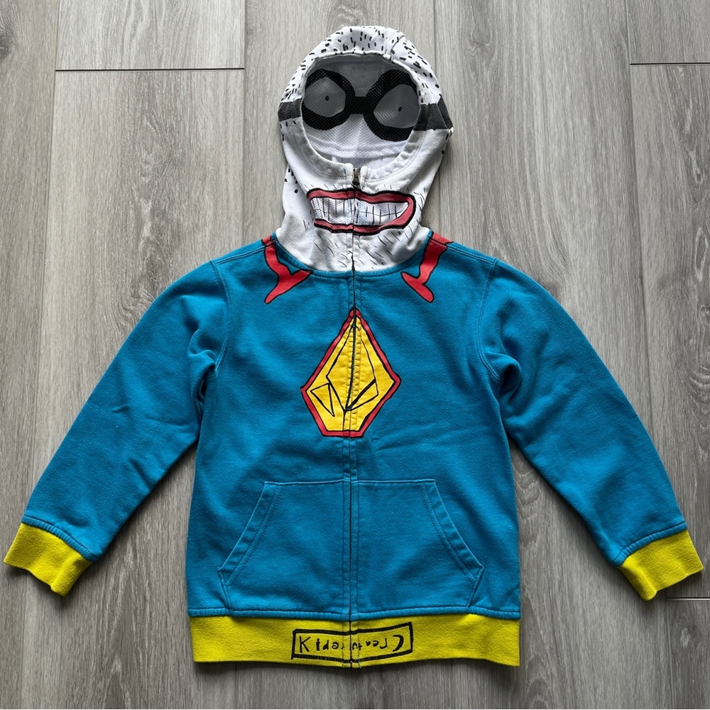 Volcom x KidCreature hoodie boys size M/5